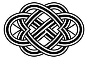 Intricate Celtic Knotwork Design for Graphic Design vector