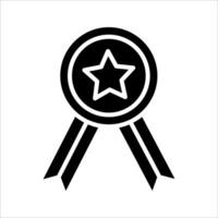 Attestation emblem 1icon. Outline Attestation emblem icon for web design isolated on white background vector