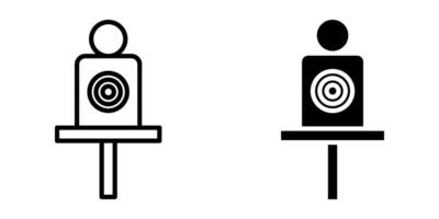 target place Icon set. Symbol isolated white background. illustration. color editable. vector