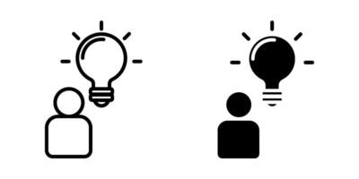 Innovation Icon set. Symbol isolated white background. illustration. color editable. vector