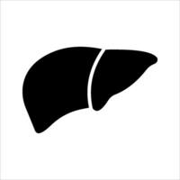 Liver1 icon in trendy flat style, Symbol for your web site design, illustration on white background vector