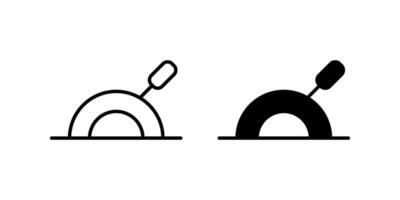 Lever Icon set. Symbol isolated white background. illustration. color editable. vector