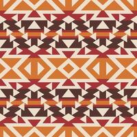 Modern color Native American geometric pattern. Aztec southwestern geometric shape seamless pattern. Ethnic geometric pattern use for textile, home decoration elements, upholstery. vector