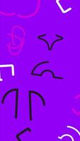 Seamless Pattern Abstract Animated Background video