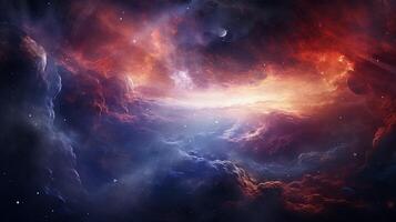 A swirling galaxy of colors and shapes dreamlike photo