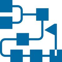 Artificial Intelligence icon symbol vector image. Illustration of the brain robot learning human smart algorithm design image.
