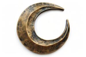 Zodiac Moon Sign Isolated on White Background photo