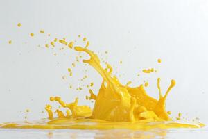 Tasty Splash Isolated on White Background photo