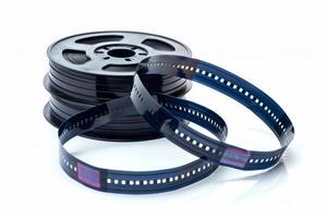 Vintage VHS Tape Isolated on White Background photo