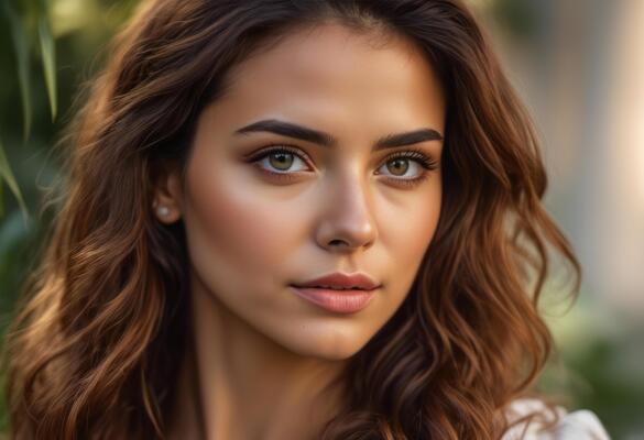 A Portrait Of Breathtakingly Gorgeous, Exotic, Beautiful Woman.