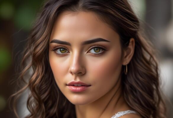 A Portrait Of Breathtakingly Gorgeous, Exotic, Beautiful Woman.