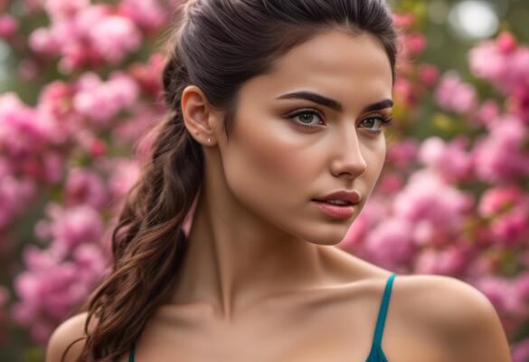 A Portrait Of Breathtakingly Gorgeous, Exotic, Beautiful Woman.