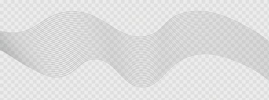 Abstract wavy line background or wavy pattern and stylish line art web background vector