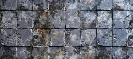Gray patina cinder block surface material texture photo