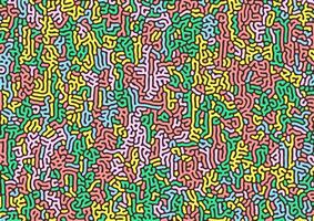 abstract pastel coloured organic turin design vector