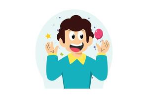 April Fools Flat Illustration Design vector