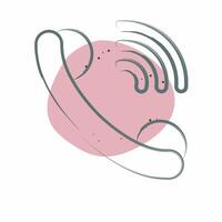 Icon Calling. related to Remote Working symbol. Color Spot Style. simple design illustration vector