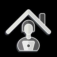 Icon Distance Learning. related to Remote Working symbol. glossy style. simple design illustration vector