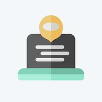 Icon Employee Monitoring. related to Remote Working symbol. flat style. simple design illustration vector
