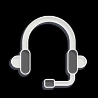 Icon Support. related to Remote Working symbol. glossy style. simple design illustration vector