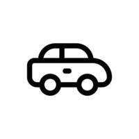 Simple Car line icon isolated on a white background vector