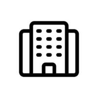 Simple Office line icon isolated on a white background vector