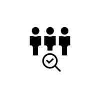 Identity icon set. Solid icon collection. illustration. Simple Set of ID and Verification Related Line Icons. vector