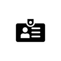 Identity icon set. Solid icon collection. illustration. Simple Set of ID and Verification Related Line Icons. vector