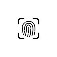 Identity icon set. Solid icon collection. illustration. Simple Set of ID and Verification Related Line Icons. vector