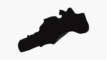 animation forming a map of Barquisimeto in vanezuela video