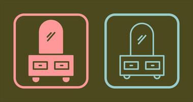 Dressing Table Icon vector