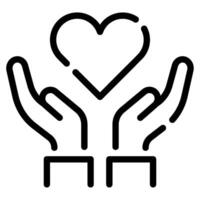 Empathy Icon Illustration for web, app, infographic, etc vector