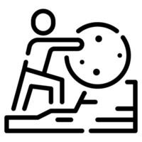 Resilience Icon Illustration for web, app, infographic, etc vector