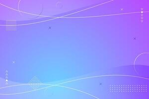 Abstract gradient background with geometric elements vector