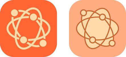 Atomic Structure Icon vector