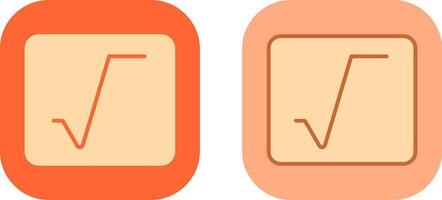 Square Root Icon vector