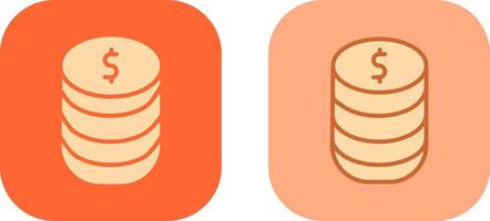 Stack Of Coins Icon vector