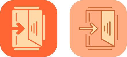 Exit Sign Icon vector