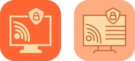 Wifi Security Icon vector