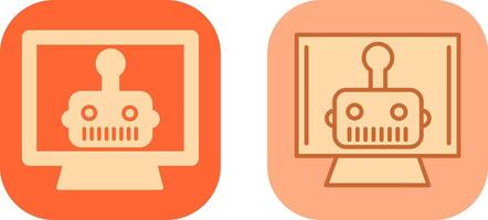 Artificial Bot Icon vector