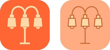 Lamp with stand Icon vector
