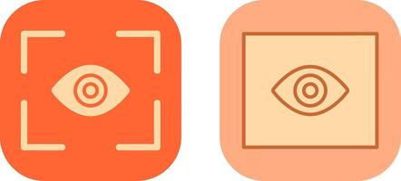 Eye Scan Icon vector