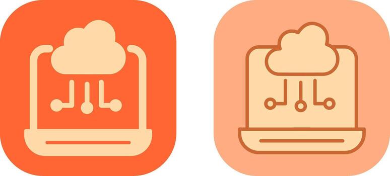 Cloud Computing Icon vector