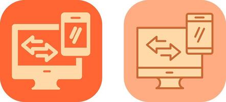 Data Synchronization Icon vector