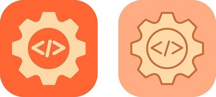 Coding Gear Icon vector