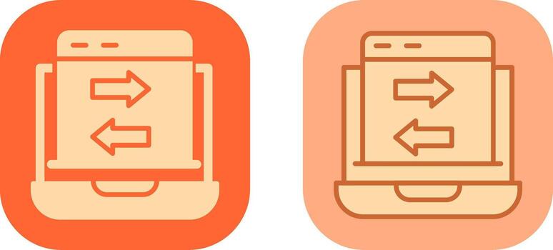 Data Transfer Icon vector