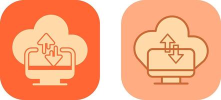 Data Transfer Icon vector