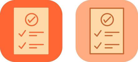 Check Up List Icon vector
