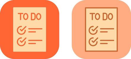 Today to Done CheckList Icon vector