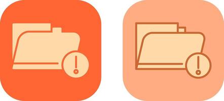 Vulnerable Folder Icon vector